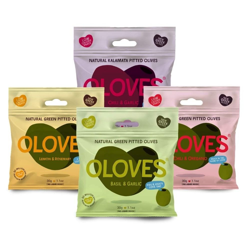 Oloves Natural Whole Pitted Olives Variety Pack