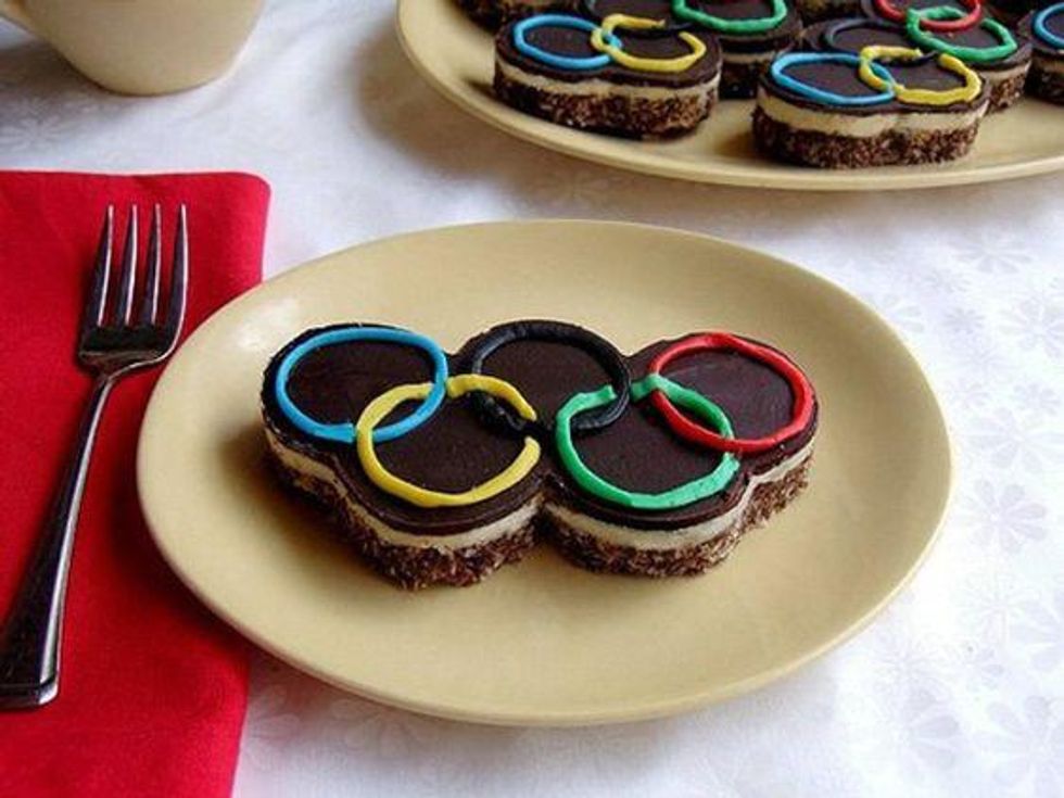 olympic ring Nanaimo Bars