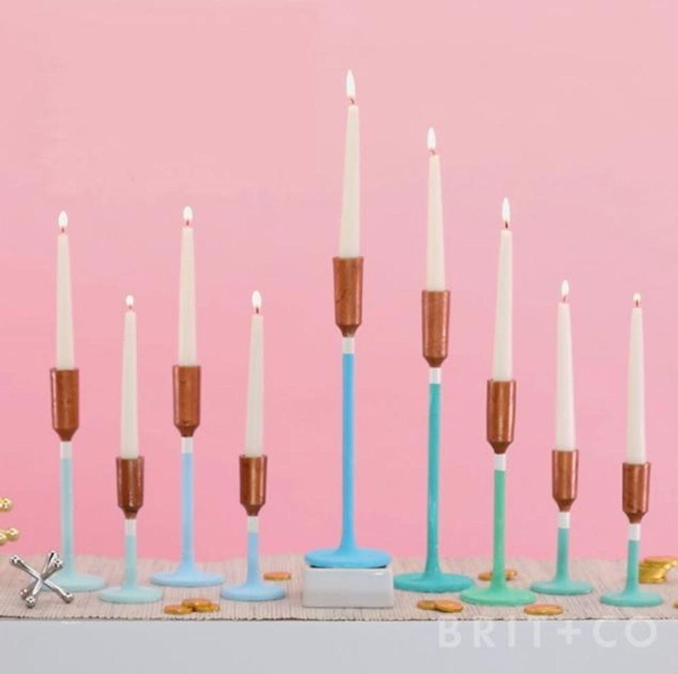 Ombre diy Menorah