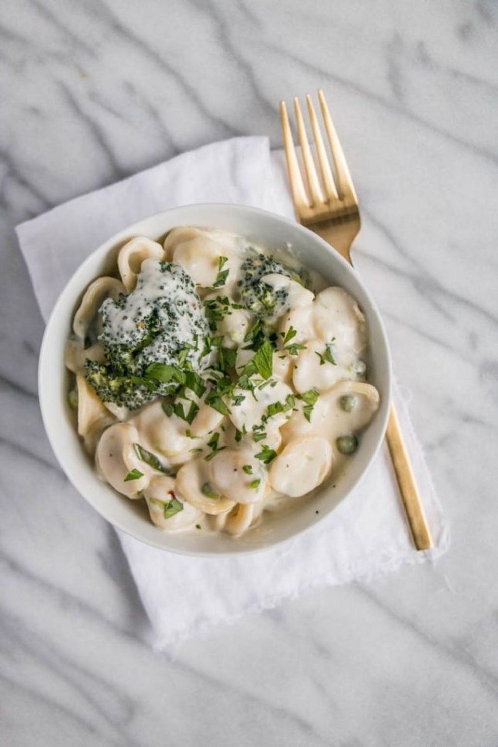 One-Pot Broccoli and Three Cheese Pasta Iron Rich Foods