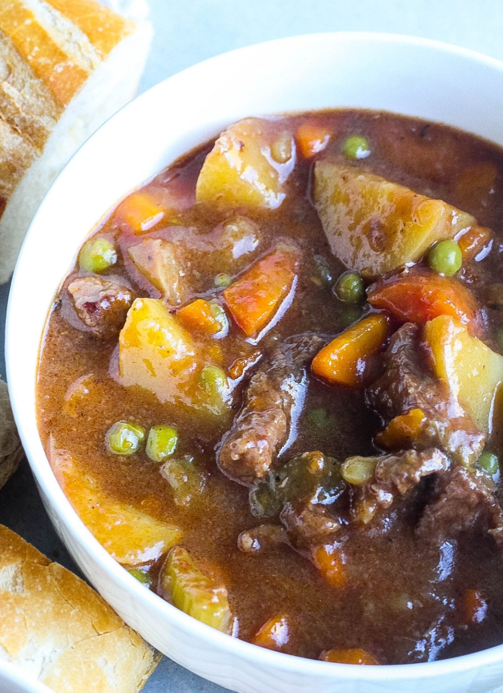 One Pot Chicken Beef Stew