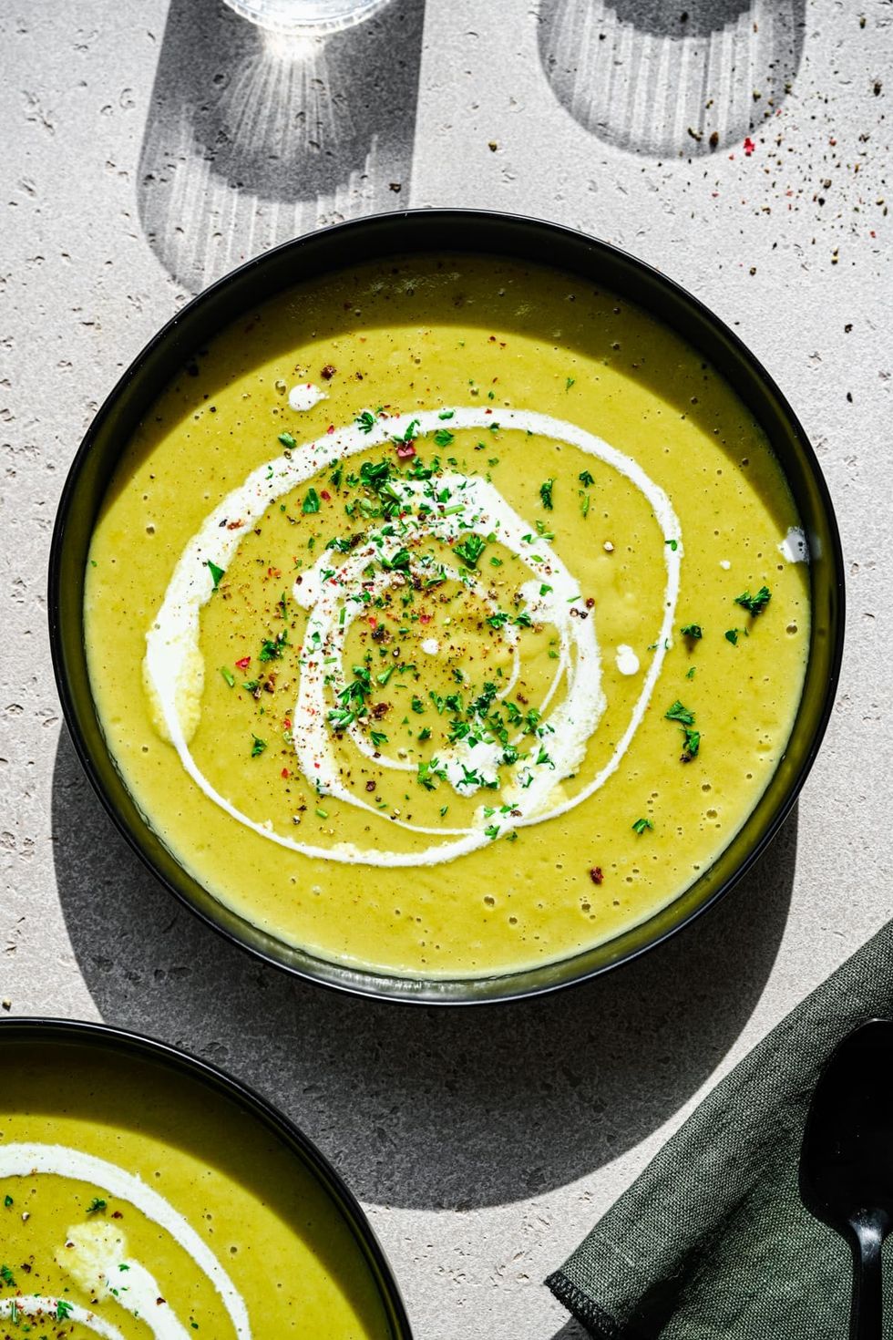 One Pot Leek + Celery Soup