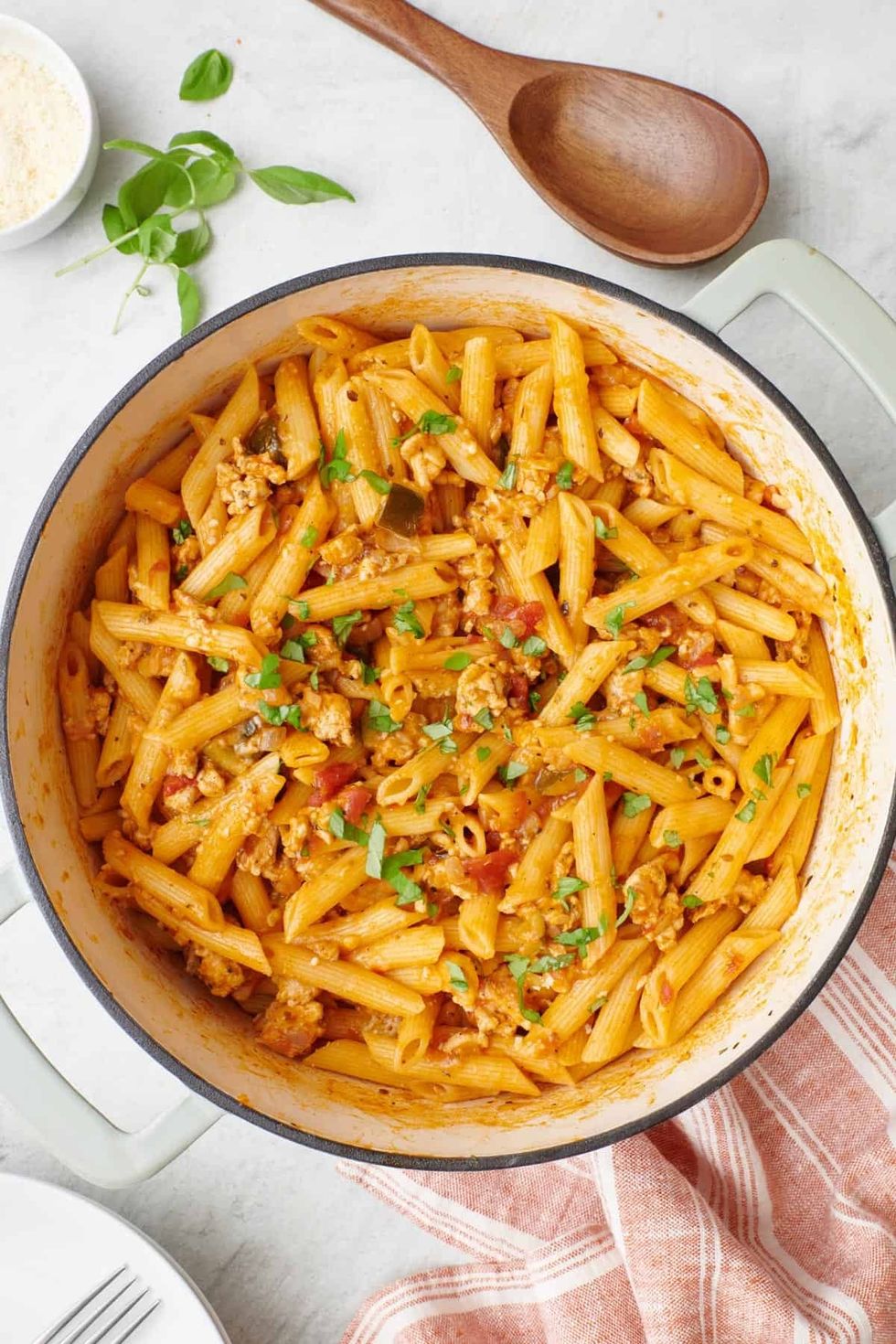 One Pot Turkey Pasta