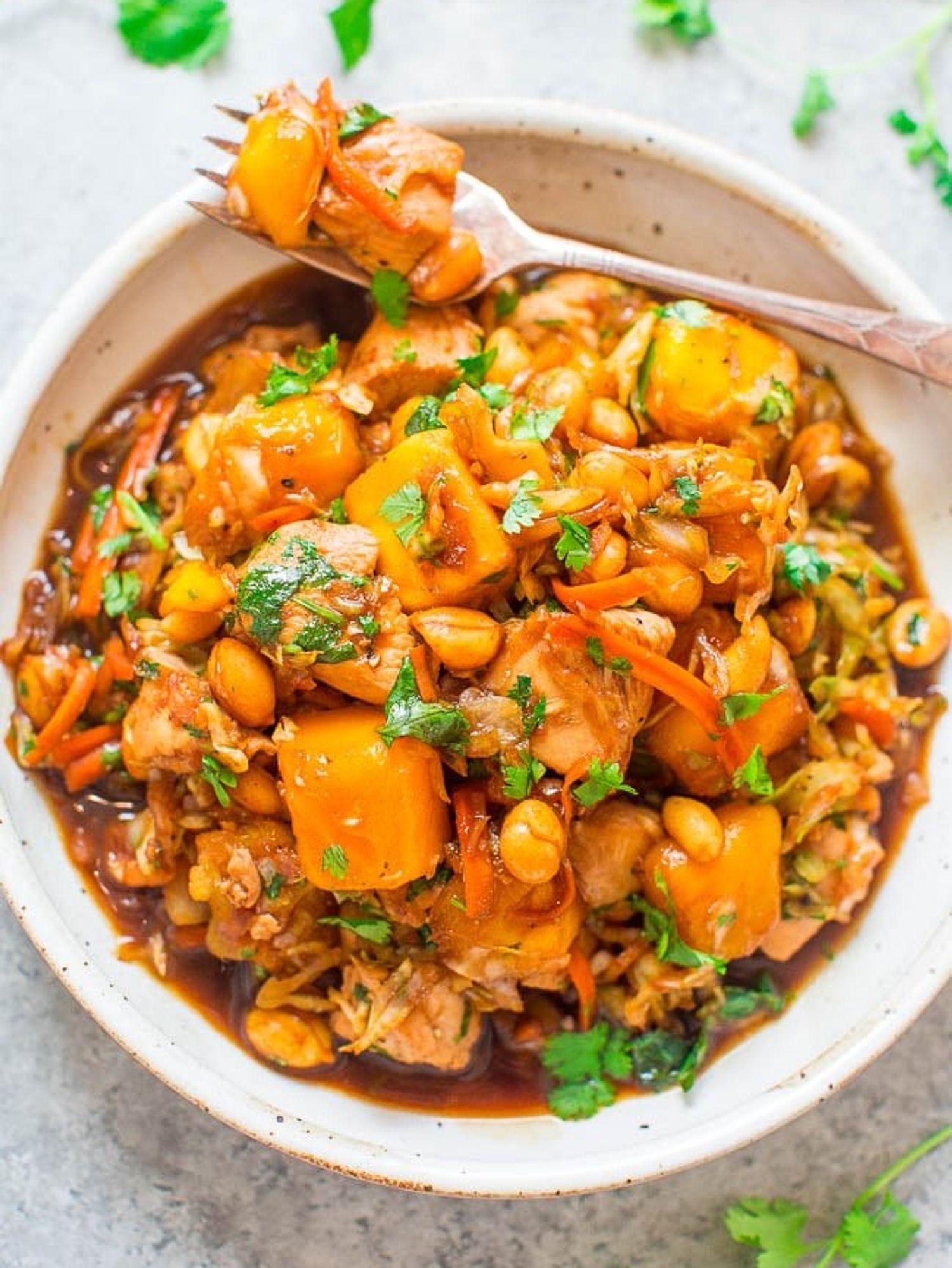 One-Skillet Sesame Mango Chicken