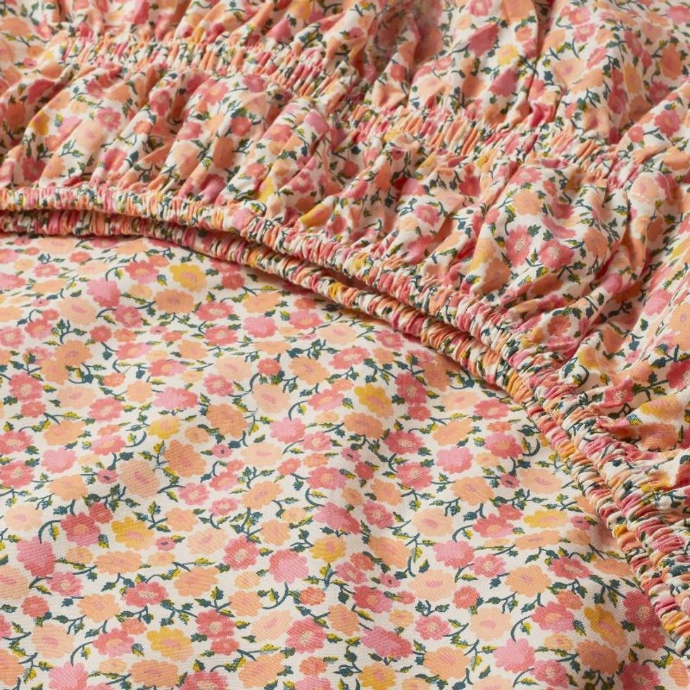 Opalhouse Floral Printed Cotton Percale Sheet Set