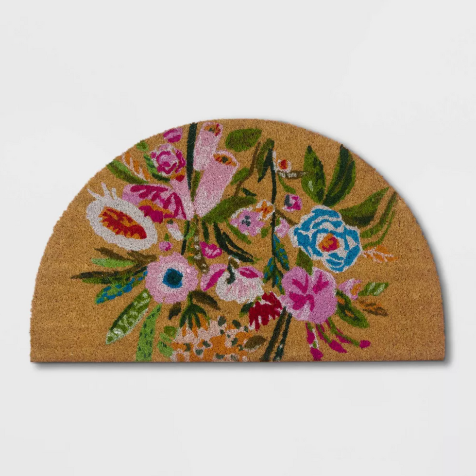 Opalhouse Painted Floral Doormat