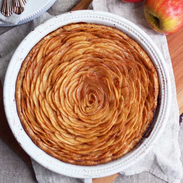 Open-Face Apple Pie