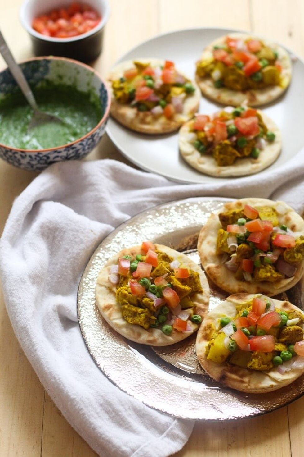 Open-Faced Samosa Bites