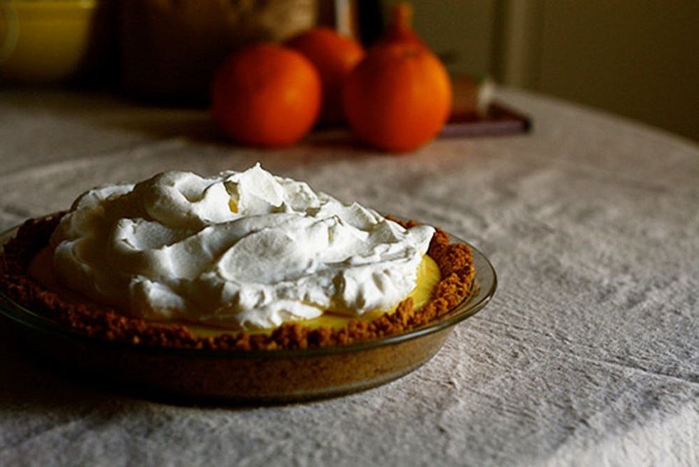 Orange and Cream Pie