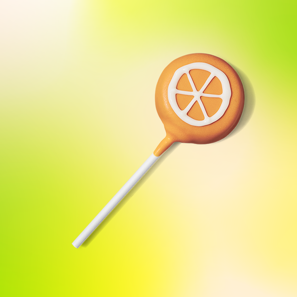 Orange Cream Cake Pop