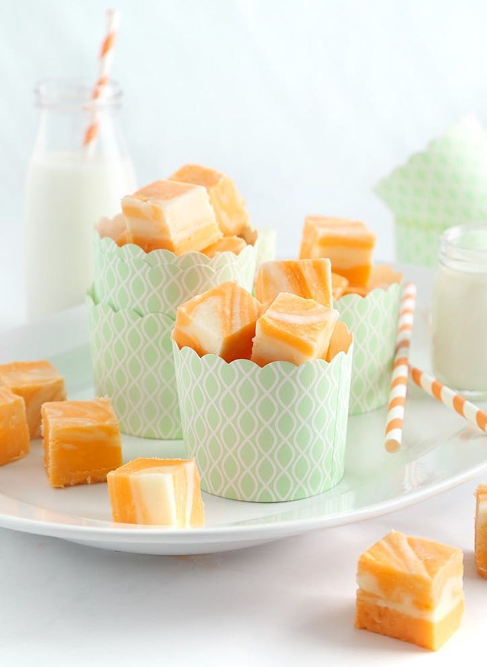 Orange Halloween Fudge