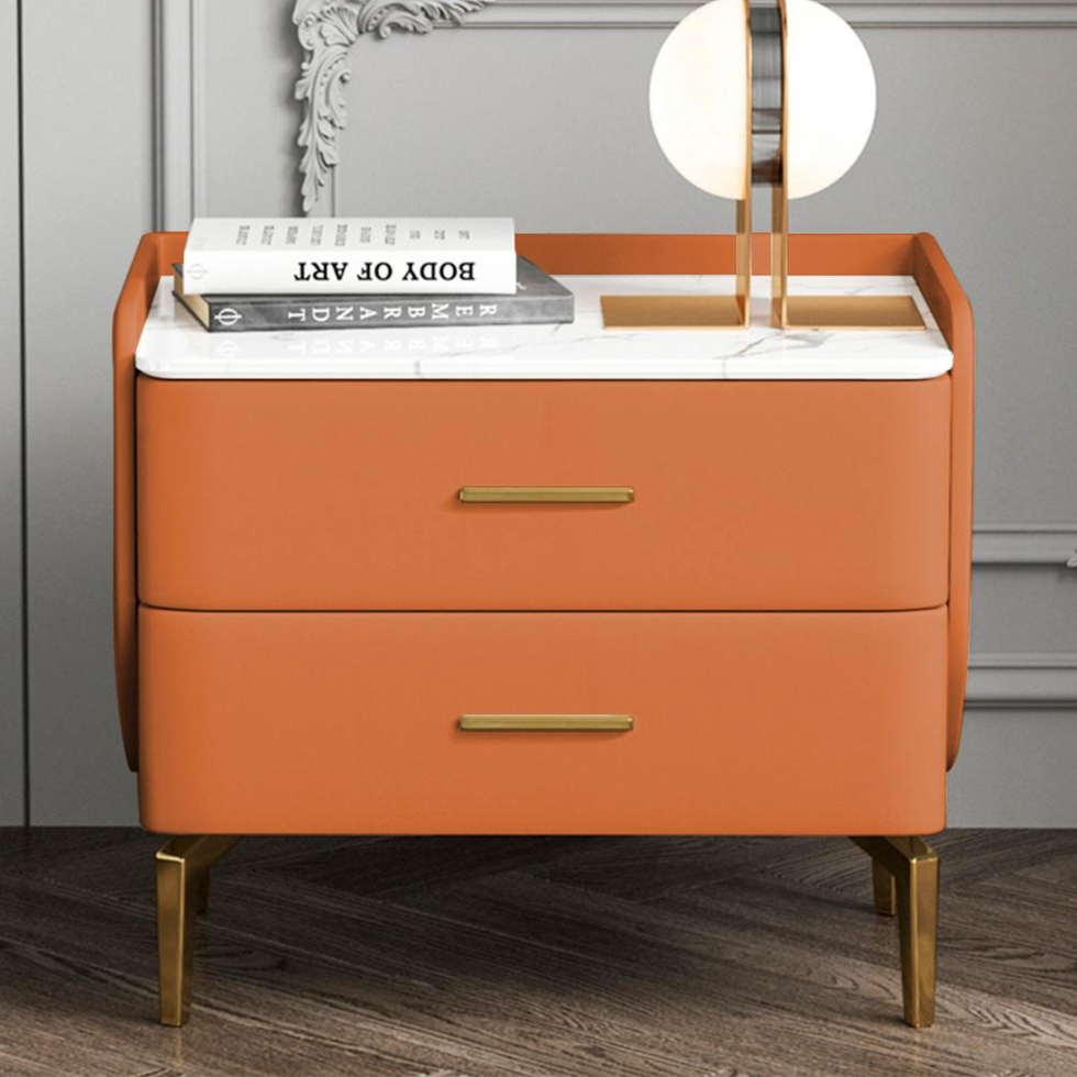orange nightstand