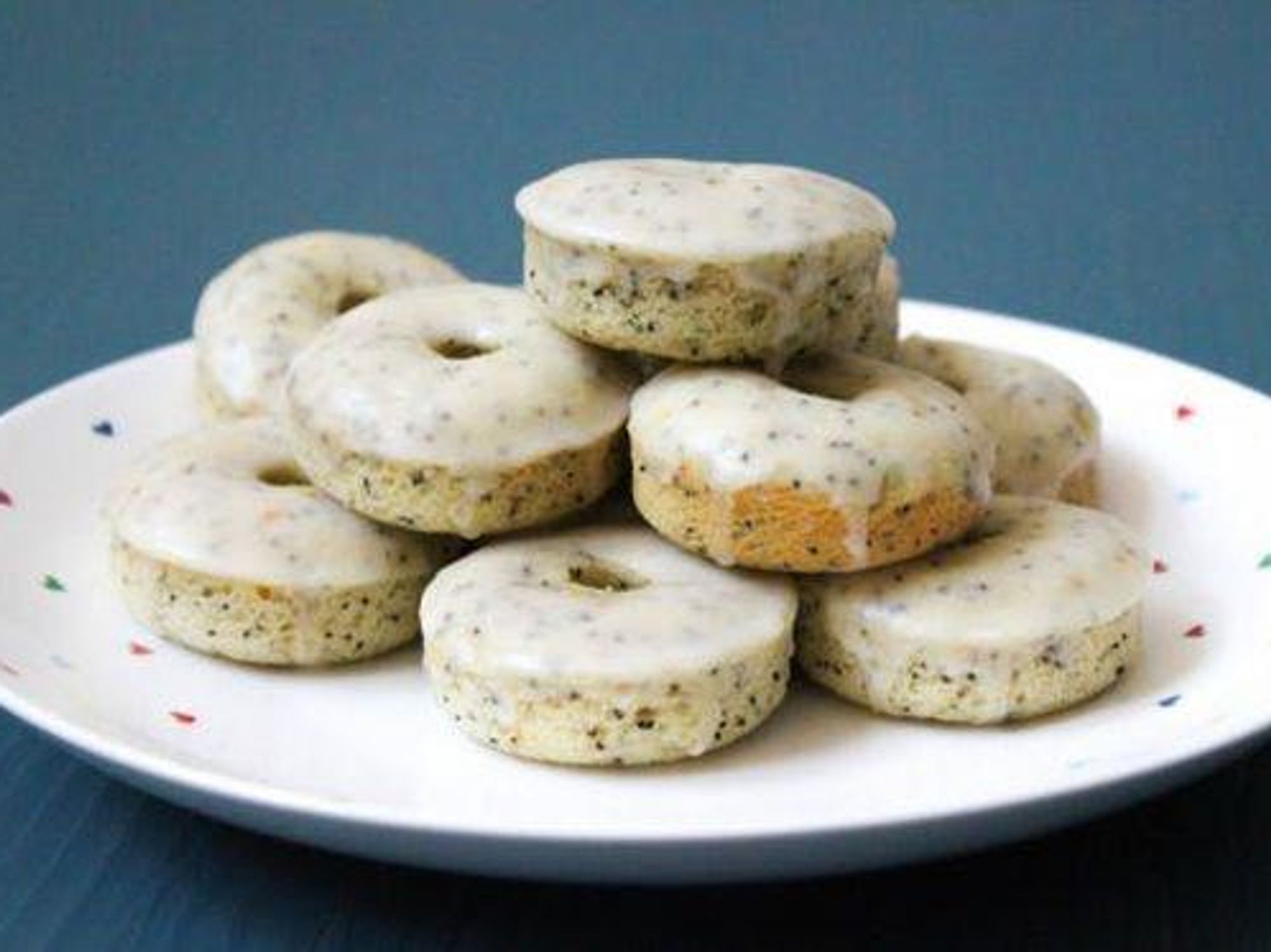 Orange Poppy Seed Donuts