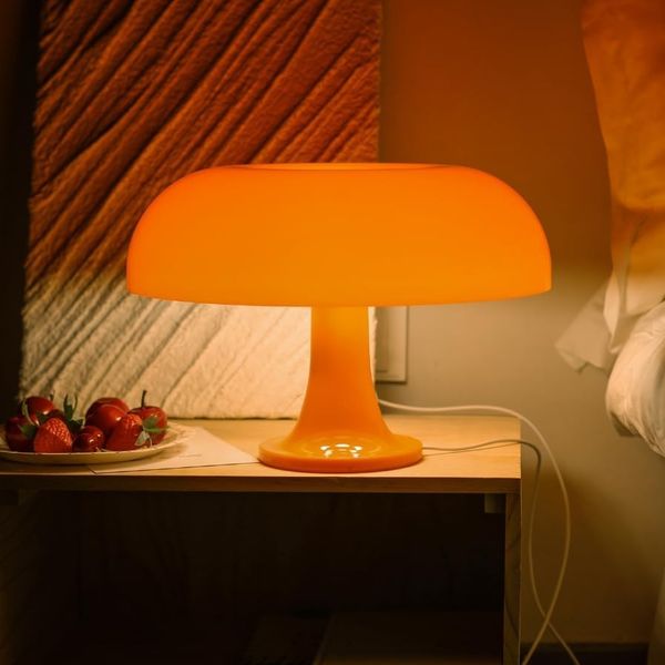 Orange Retro Donut Table Lamp aries birthday gifts