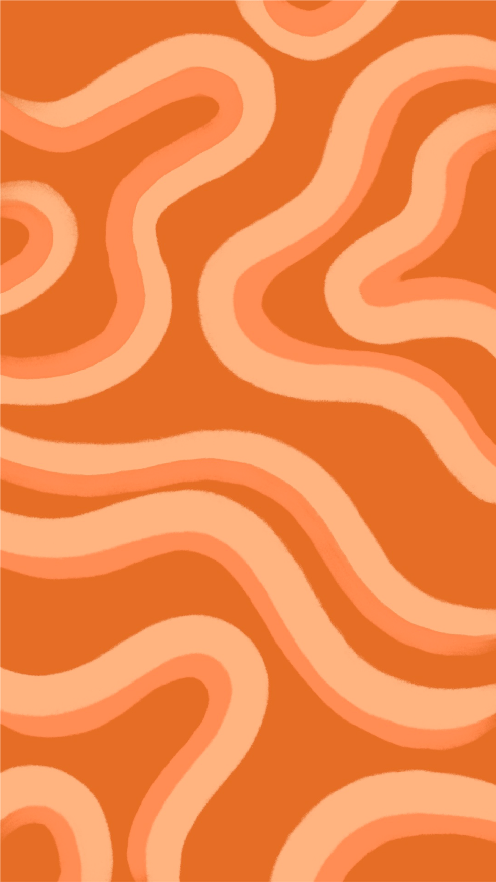 orange retro iphone background
