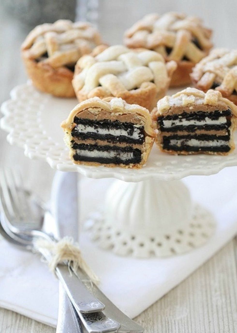 Oreo + Peanut Butter Pies