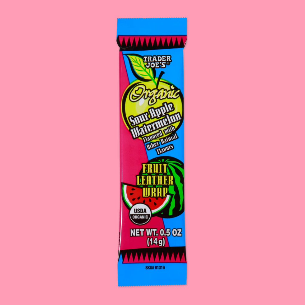 Organic Sour Apple Watermelon Fruit Leather Wrap