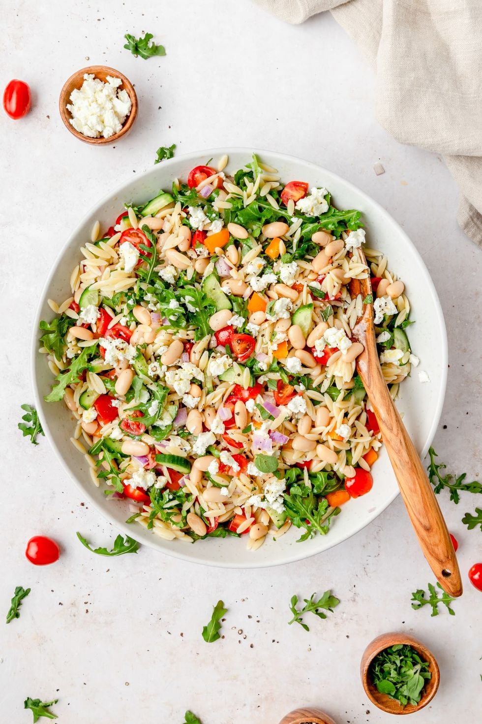 Orzo White Bean Salad
