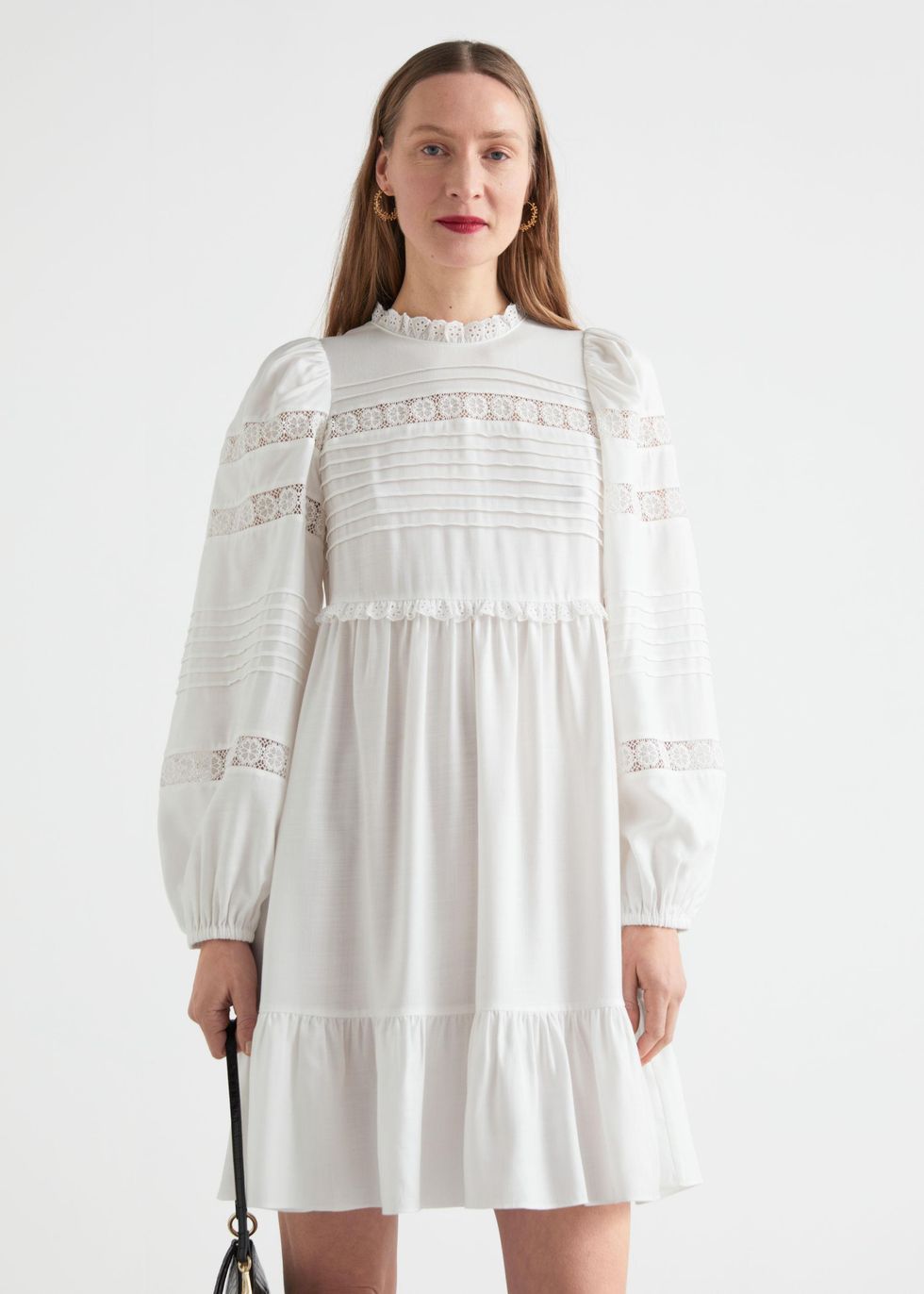 & other stories white lace dress