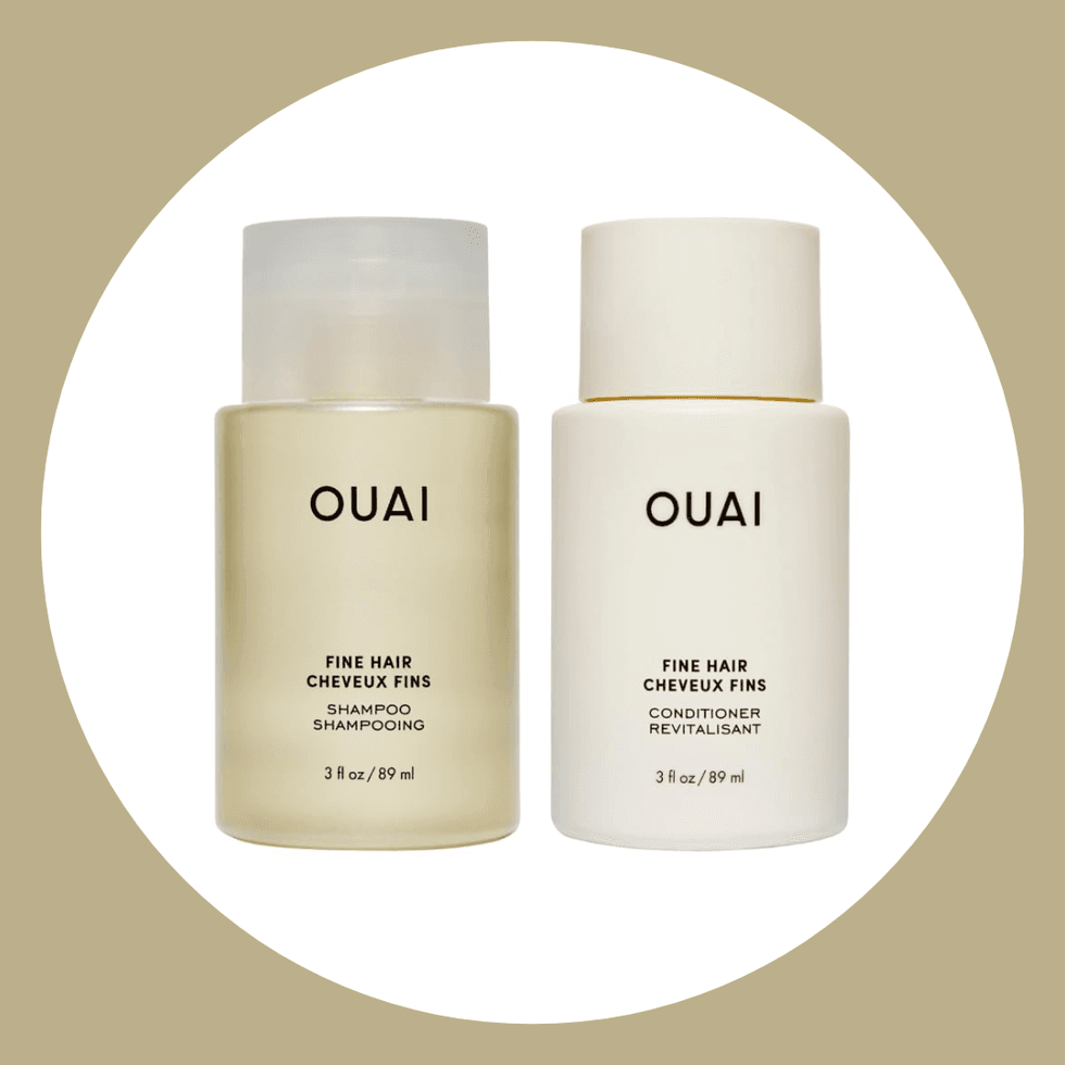 OUAI Fine Hair Shampoo & Conditioner Travel Size Set