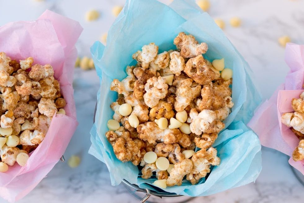Our Churro-Popcorn Hybrid Makes THE BEST Move Snack! So simple to prepare - ready in less than 10 minutes!