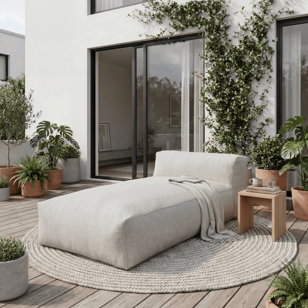 Outdoor Chaise Lounger Chair