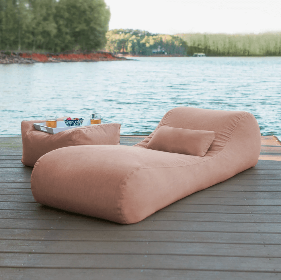 outdoor pillow lounger