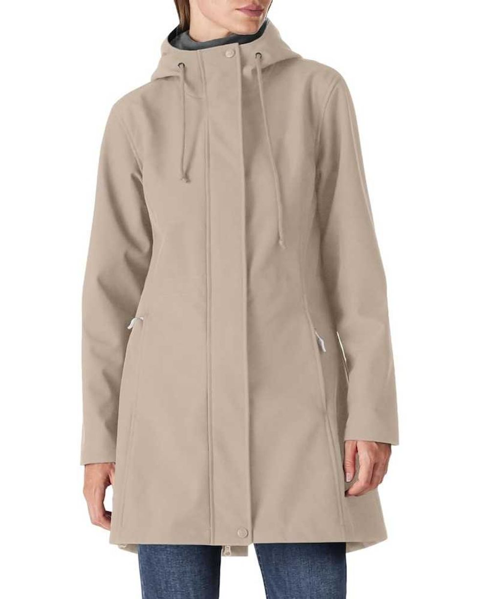 Outdoor Ventures Hooded Soft-Shell Rain Jacket
