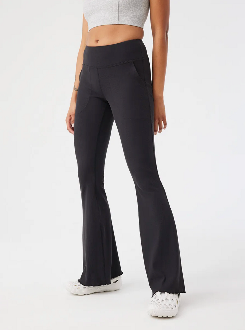 Outdoor Voices SuperForm\u2122 Rib Flare Pant