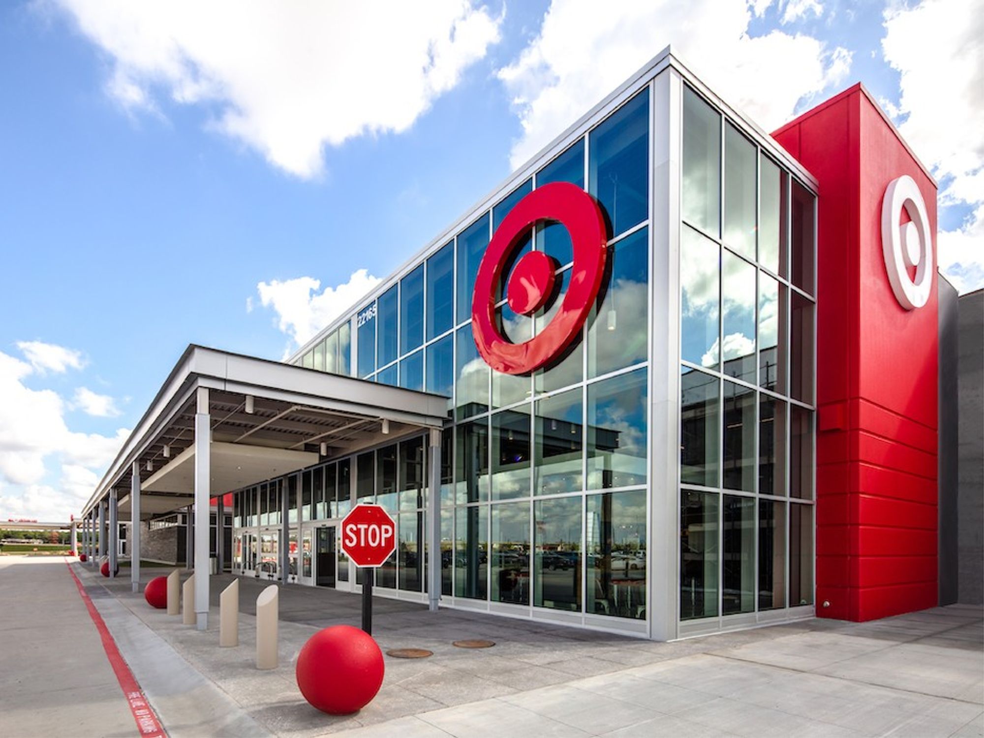 outside of a new target store in texas