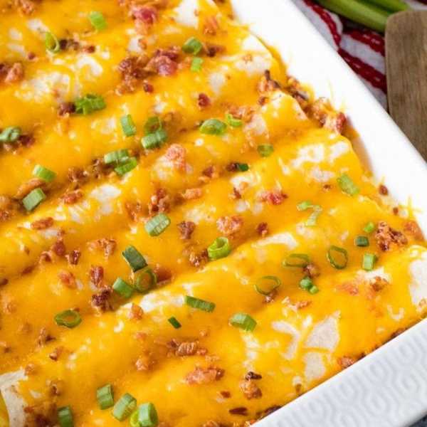Overnight Breakfast Enchiladas