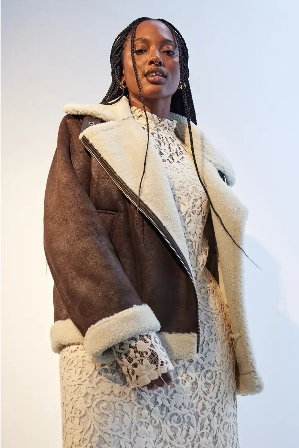 Oversized Teddy Fleece Lined Jacket fall coats 2023