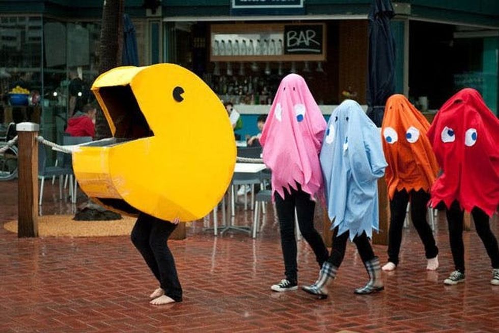 Pacman and Ghosts