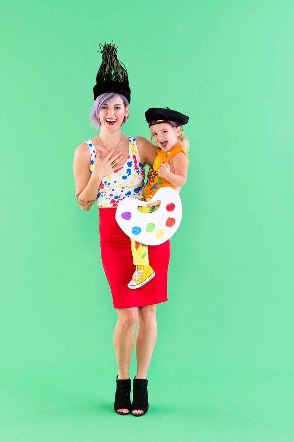 Paint Brush and Paint Palette Costumes