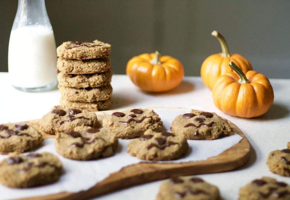 Paleo Pumpkin Chocolate Chip Cookies