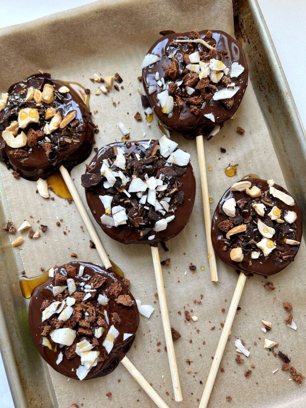 Paleo + Vegan Caramel Apple Slices