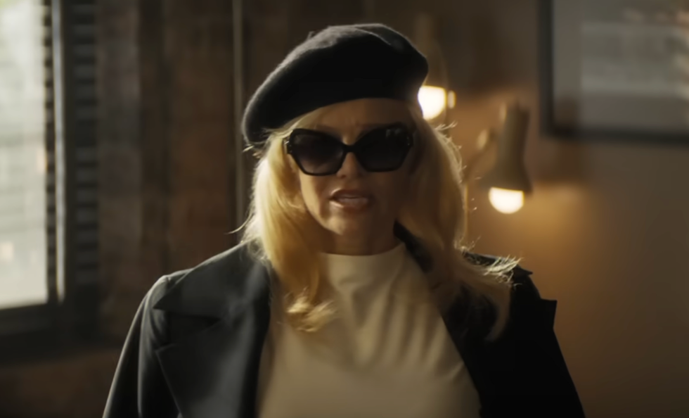 Pamela Anderson in 'The Naked Gun' 2025