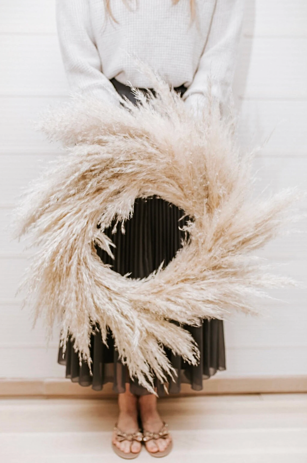 pampas wreath