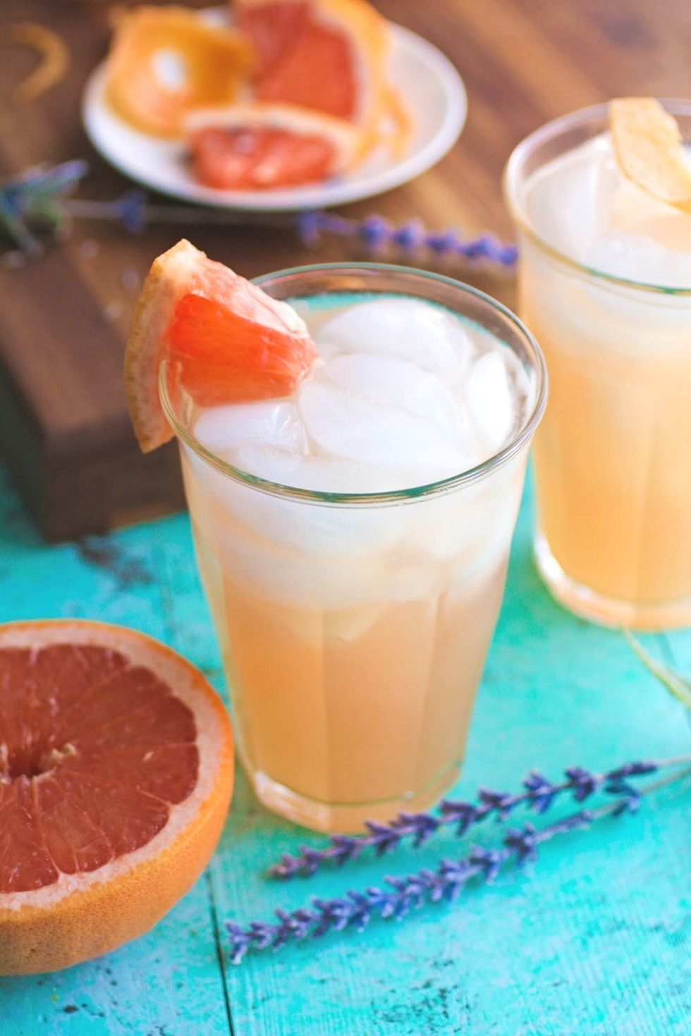 Pamplemousse La Croix and Lavender Mocktail