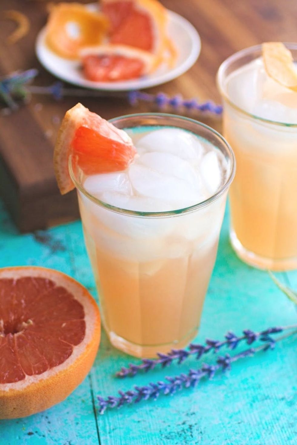 Pamplemousse La Croix and Lavender Mocktail