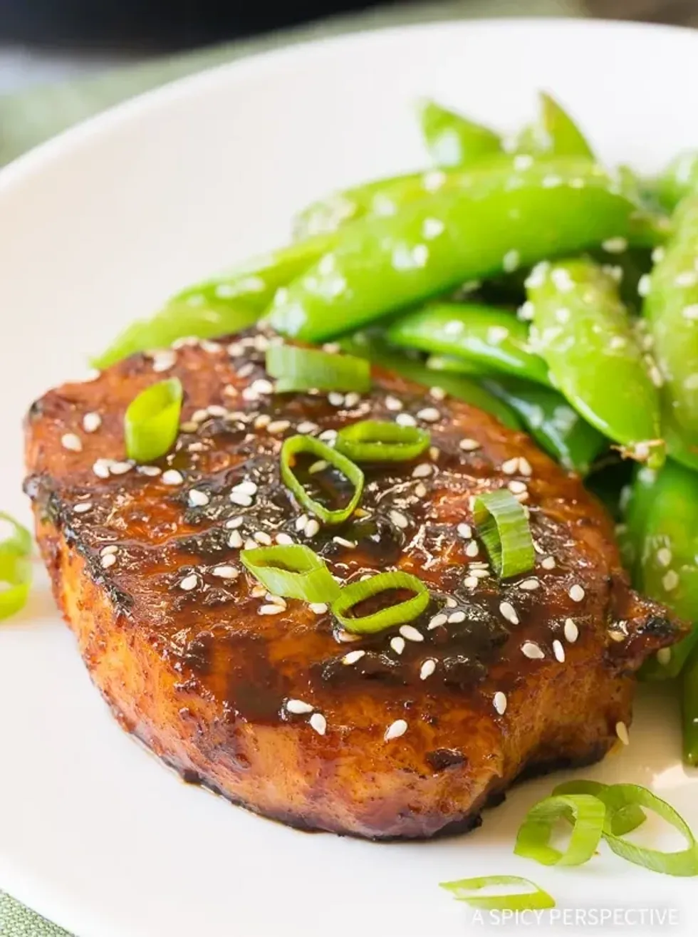 Pan Fried Korean Pork Chops