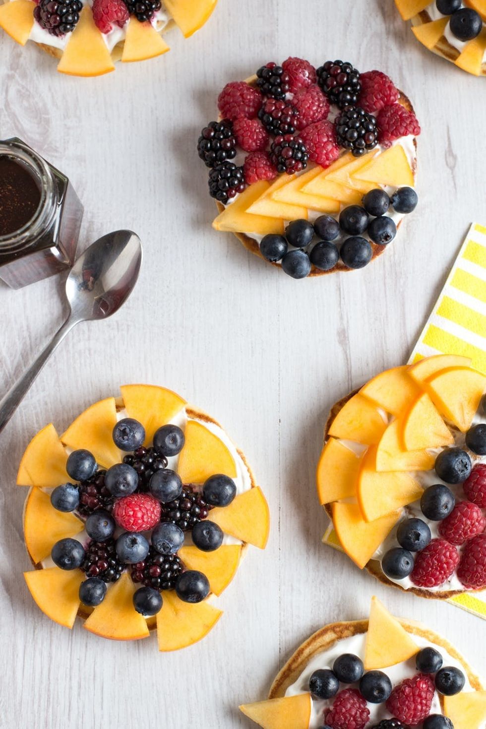 Pancake Fruit Tarts