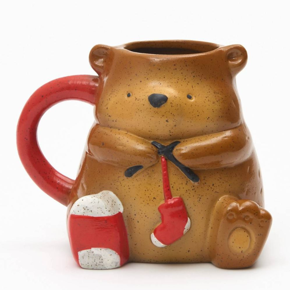Paper Source Bear Stoneware Mug