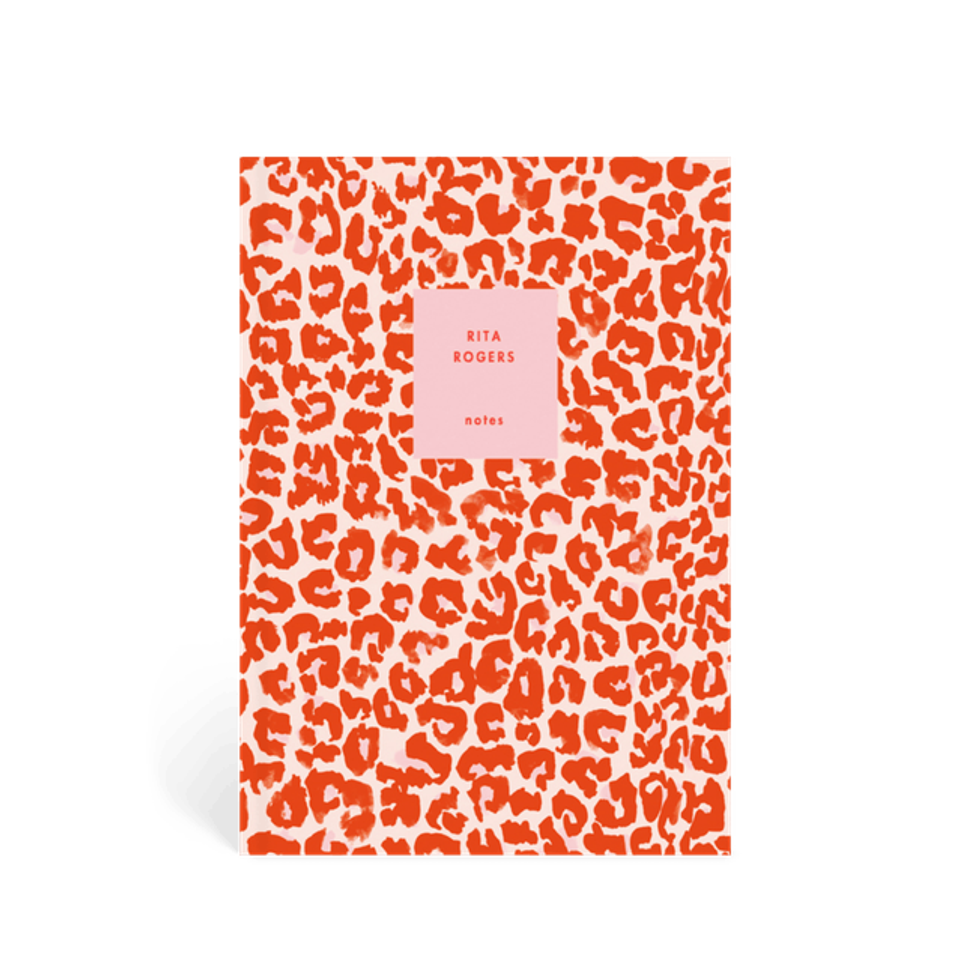 Papier Leopard Print Notebook