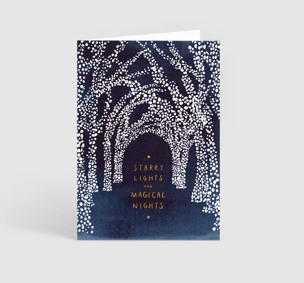 Papier Starry Lights Card