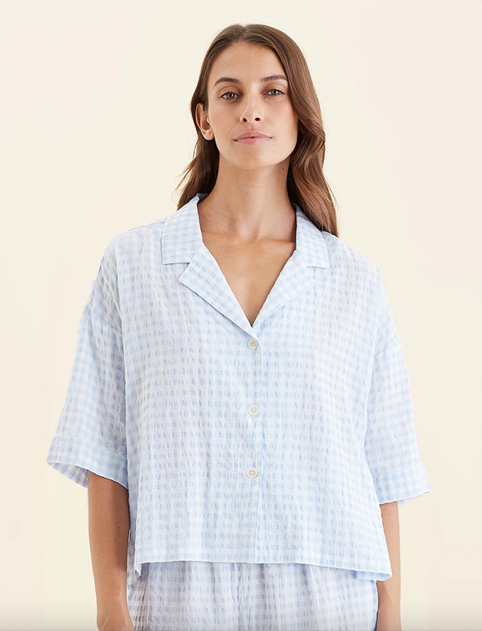 Papinelle Seersucker Gingham Shirt