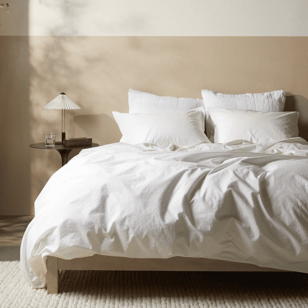 Parachute White Sheet Set
