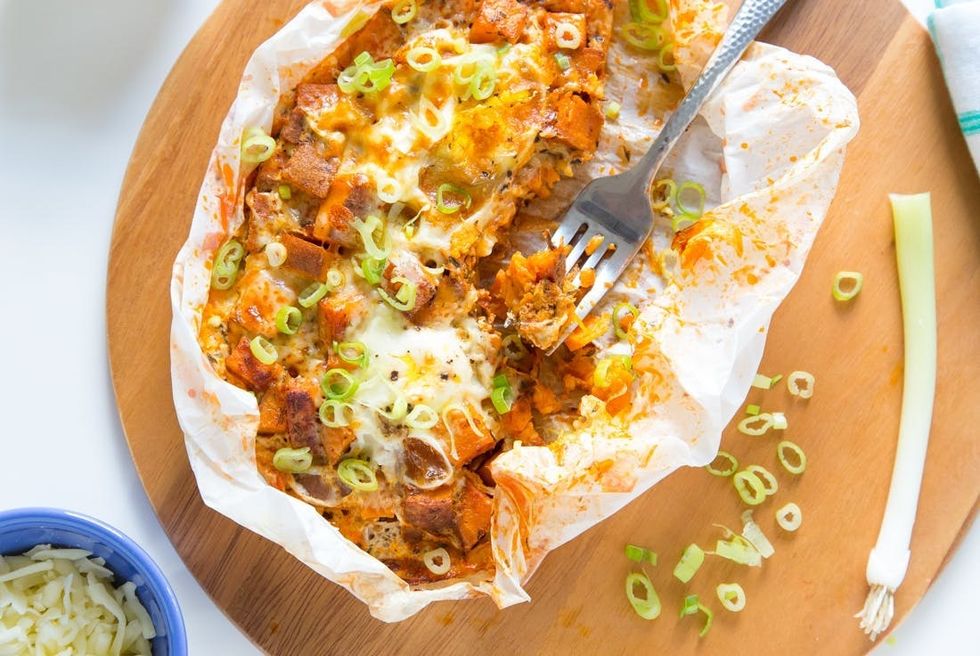 Parchment Baked Eggs