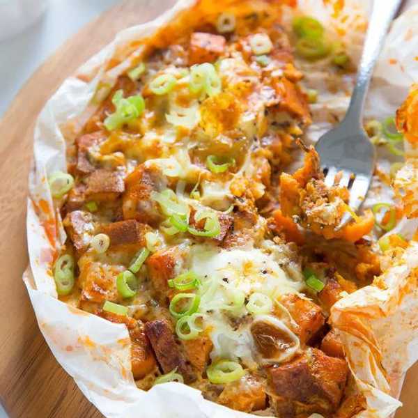 Parchment Baked Eggs