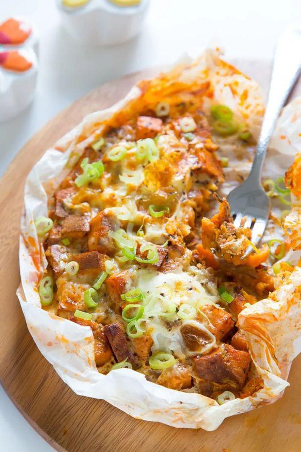 Parchment Baked Eggs